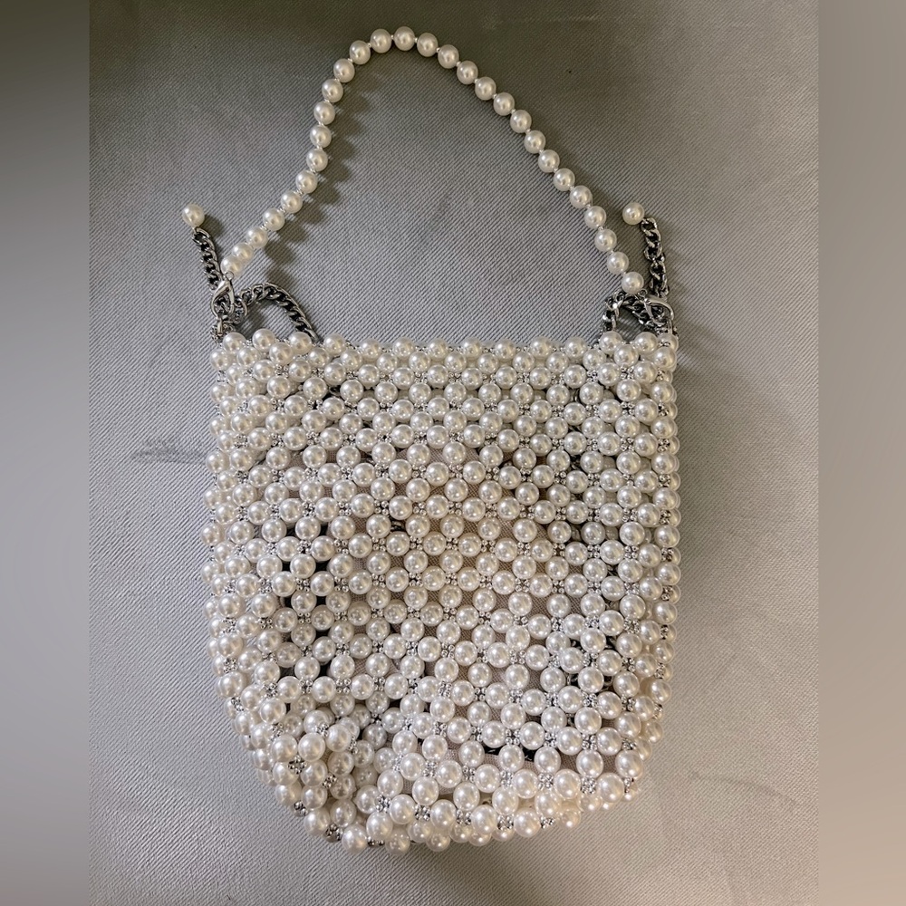 New Zara Pearl Bag